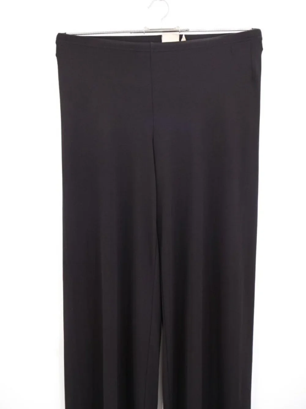 Vivienne Tam Wide Leg Pants Size XS Black Stretch Pull On Style Palazzo Size XS